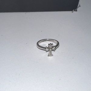Chrome hearts cross bubblegum ring